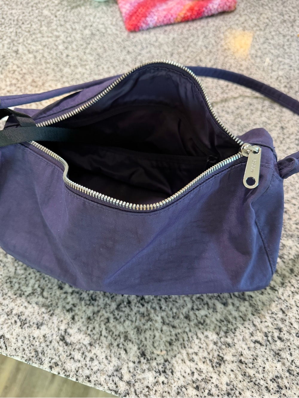 Baggu dark purple loaf bag